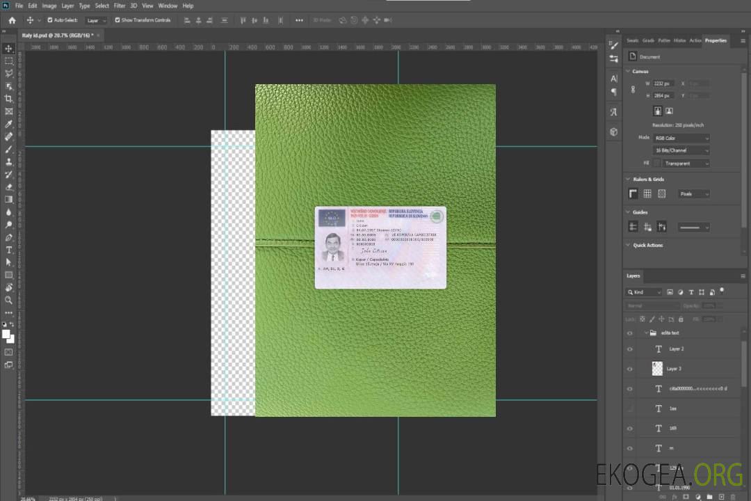Photolook du permis de conduire slovène AVANT template Photolook du permis de conduire slovène AVANT template